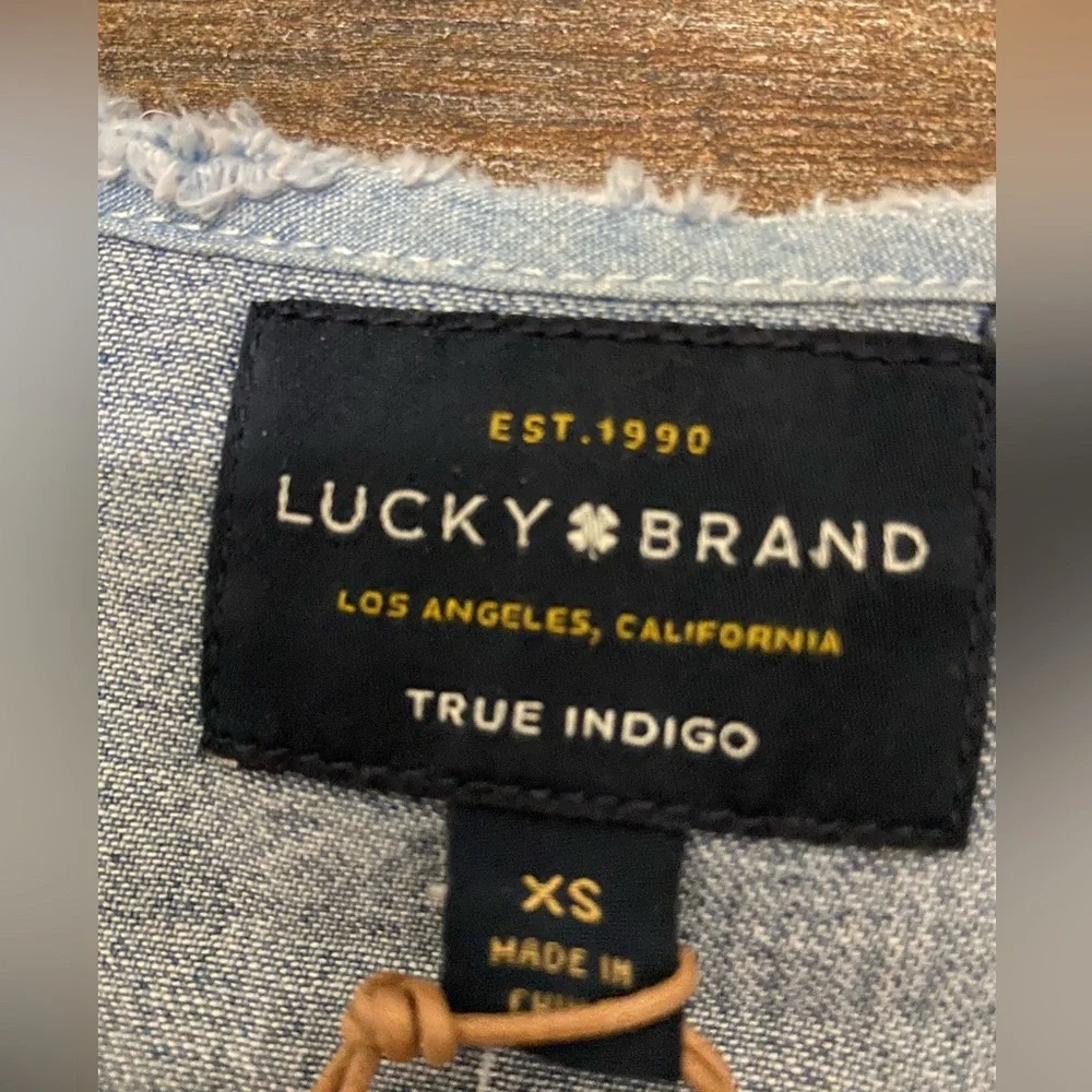 Lucky Brand Western Shirt Dress. Size XS. - Picture 5 of 5